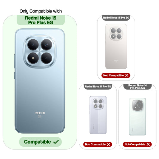 Soft Frame Clear Case For Redmi Note 15 Pro Plus 5G