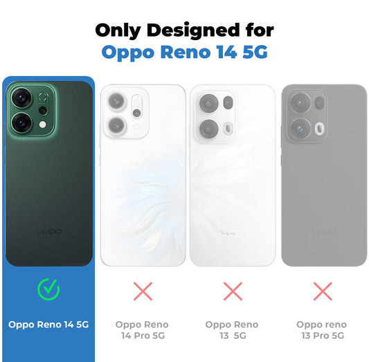 New Elegant Frosted Matte Slim Back With MagSafe Support Back Case For Oppo Reno 14 5G