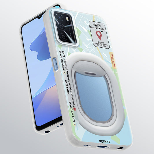 Designer Cover Case with Customizable Transparent Slot for Personalised Photos For Oppo A16