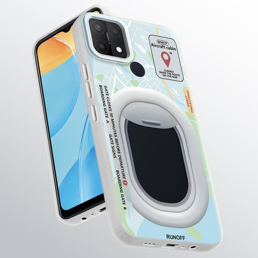 Designer Cover Case with Customizable Transparent Slot for Personalised Photos For Oppo A15