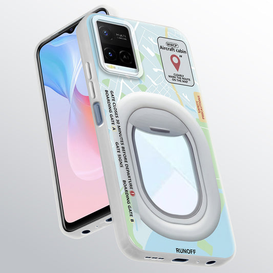 Designer Cover Case with Customizable Transparent Slot for Personalised Photos For Vivo Y21 2021