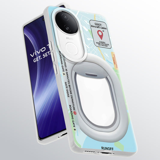 Designer Cover Case with Customizable Transparent Slot for Personalised Photos For Vivo T4R 5G
