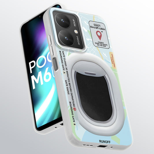 Designer Cover Case with Customizable Transparent Slot for Personalised Photos For Poco M6 5G