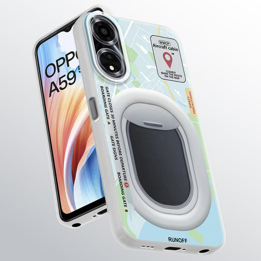 Designer Cover Case with Customizable Transparent Slot for Personalised Photos For Oppo A59 5G