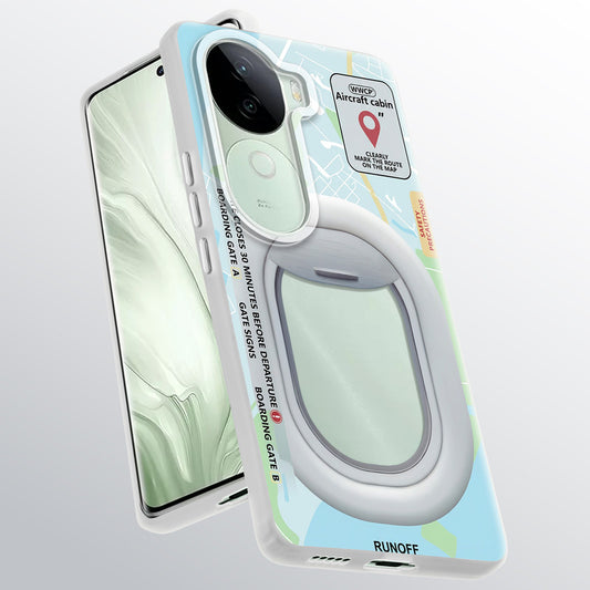 Designer Cover Case with Customizable Transparent Slot for Personalised Photos For Vivo V40e 5G