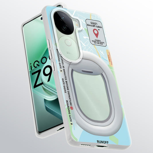Designer Cover Case with Customizable Transparent Slot for Personalised Photos For iQOO Z9s 5G