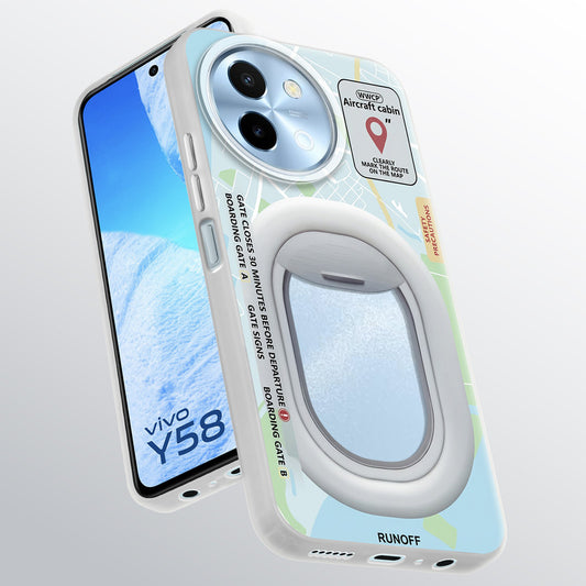 Designer Cover Case with Customizable Transparent Slot for Personalised Photos For Vivo Y58 5G