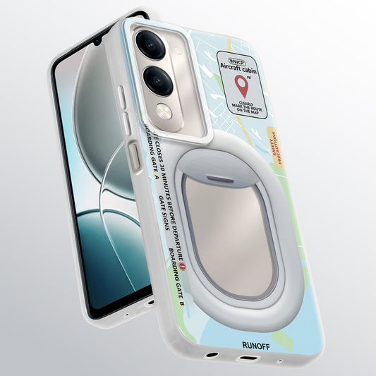Designer Cover Case with Customizable Transparent Slot for Personalised Photos For Vivo Y19e
