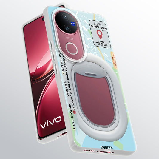 Designer Cover Case with Customizable Transparent Slot for Personalised Photos For Vivo V50 5G