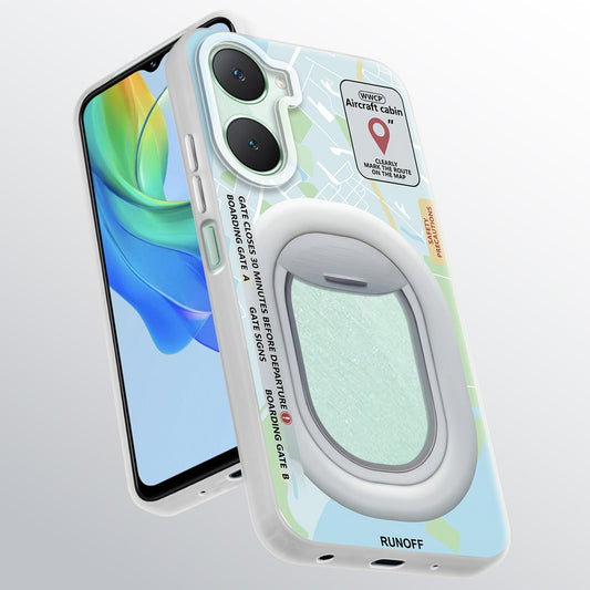 Designer Cover Case with Customizable Transparent Slot for Personalised Photos For Vivo Y18e