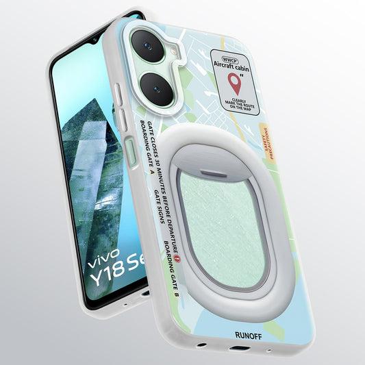 Designer Cover Case with Customizable Transparent Slot for Personalised Photos For Vivo Y18