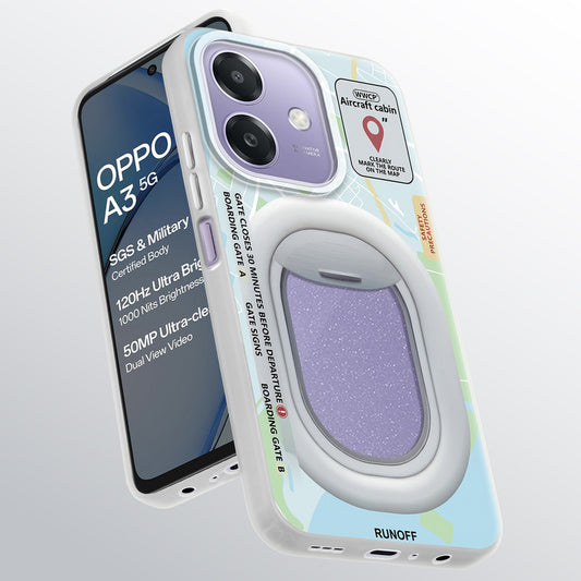 Designer Cover Case with Customizable Transparent Slot for Personalised Photos For Oppo A3 5G