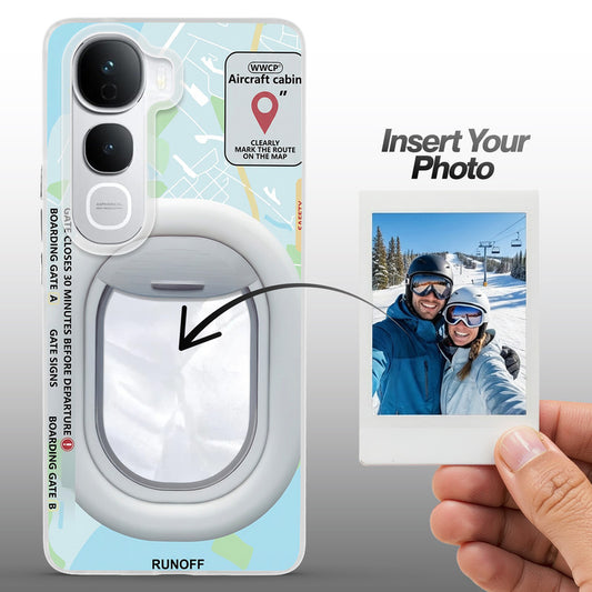 Designer Cover Case with Customizable Transparent Slot for Personalised Photos For Vivo Y400 Pro 5G