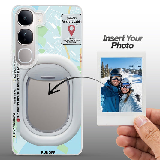 Designer Cover Case with Customizable Transparent Slot for Personalised Photos For Vivo Y300 5G