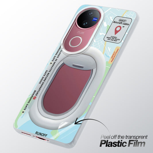 Designer Cover Case with Customizable Transparent Slot for Personalised Photos For Vivo V50 5G