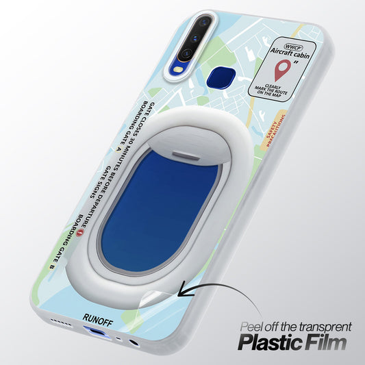 Designer Cover Case with Customizable Transparent Slot for Personalised Photos For Vivo Y15
