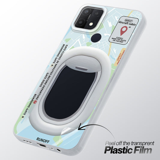 Designer Cover Case with Customizable Transparent Slot for Personalised Photos For Oppo A15