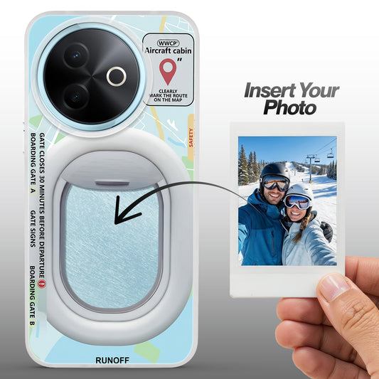 Designer Cover Case with Customizable Transparent Slot for Personalised Photos For Vivo Y39 5G