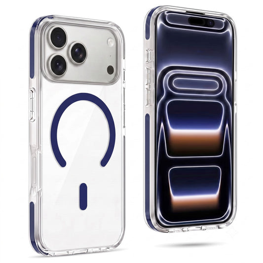 Clear MagSafe Bumper Case with Shockproof Edges for Apple iPhone 17 Pro