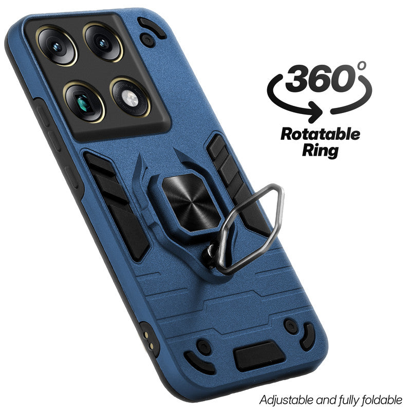 Dual layer shockproof back cover with 360° rotatable ring grip for otorola Signature