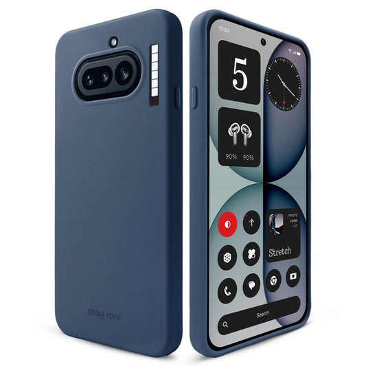 Stay Rare Smooth Silicone Case for Nothing Phone 4A 5G with Anti-Slip Grip & Camera Protection