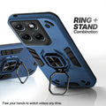 Motorola G37 5G case with foldable ring stand for hands-free viewing in kickstand position