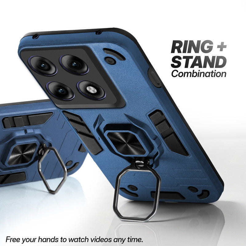 Motorola Moto Edge 70 Pro Plus 5G case with foldable ring stand for hands-free viewing in kickstand position