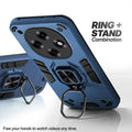 Oppo F31 Pro 5G case with foldable ring stand for hands-free viewing in kickstand position