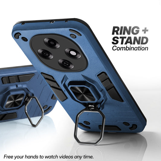 Oppo F31 Pro 5G case with foldable ring stand for hands-free viewing in kickstand position