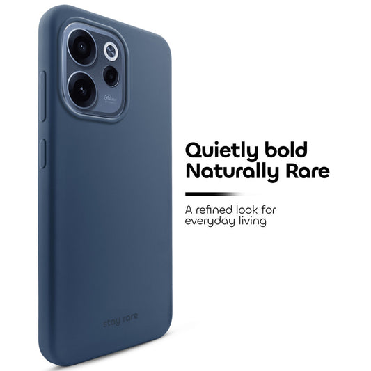 Stay Rare Smooth Silicone Case for Oppo Reno 15C 5G with Anti-Slip Grip & Camera Protection