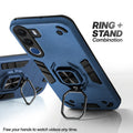 Realme C100x 5G case with foldable ring stand for hands-free viewing in kickstand position