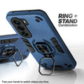Realme P4x 5G case with foldable ring stand for hands-free viewing in kickstand position