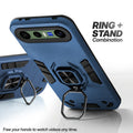 Vivo X300 FE 5G case with foldable ring stand for hands-free viewing in kickstand position