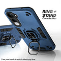 Vivo Y400 5G case with foldable ring stand for hands-free viewing in kickstand position