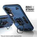 Vivo Y400 Pro 5G case with foldable ring stand for hands-free viewing in kickstand position