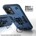 Vivo Y51 Pro 5G case with foldable ring stand for hands-free viewing in kickstand position