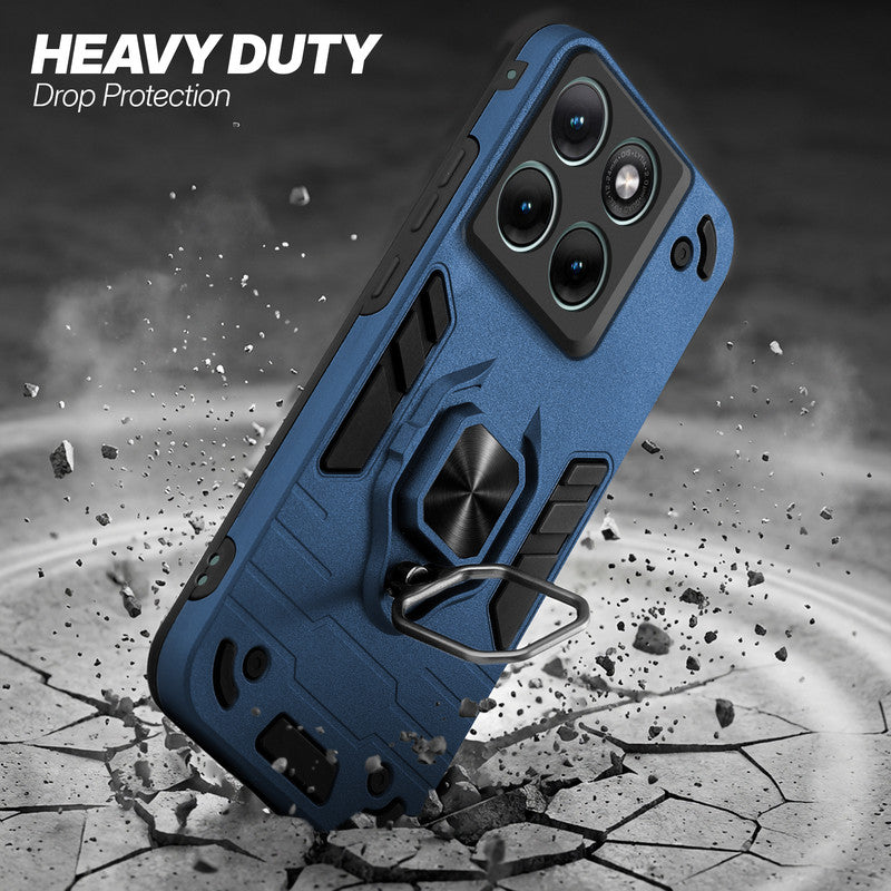 Motorola Moto Edge 70 Fusion 5G protective case illustrating impact drop protection with an impact-resistant frame.