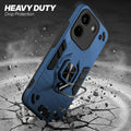 Poco X8 Power 5G protective case illustrating impact drop protection with an impact-resistant frame.