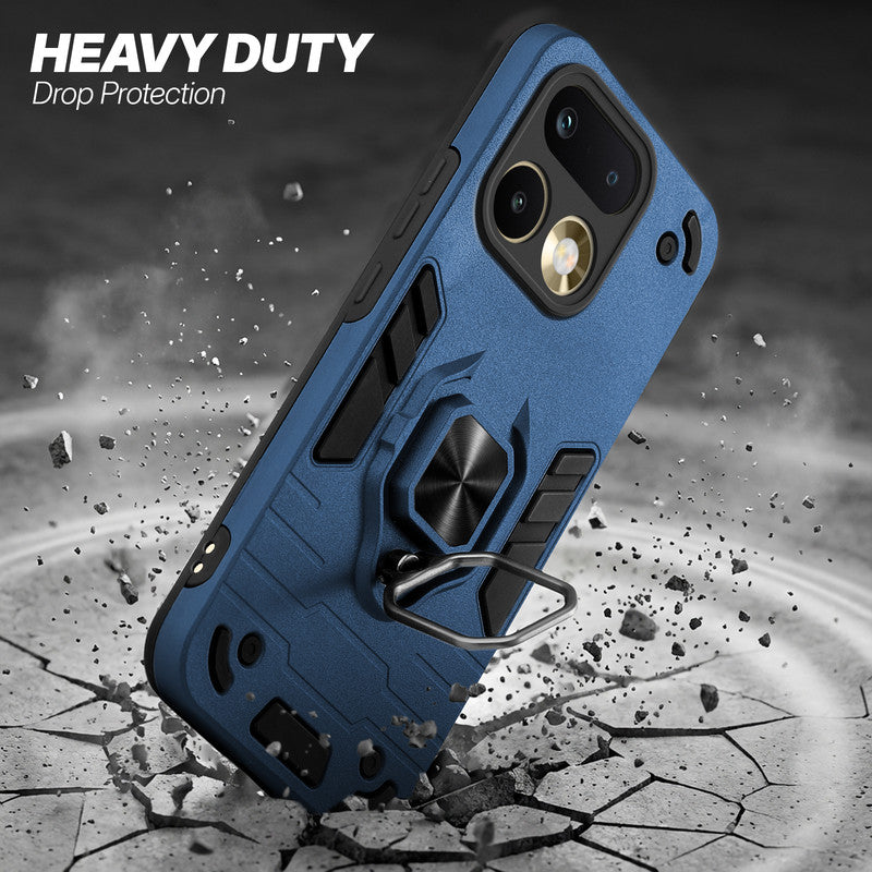 Realme 16 Pro 5G protective case illustrating impact drop protection with an impact-resistant frame.