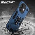 Redmi Note 17 5G protective case illustrating impact drop protection with an impact-resistant frame.