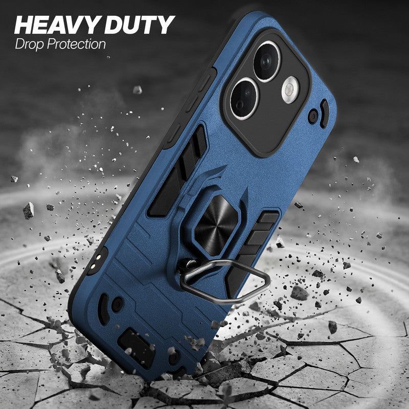 Redmi Note 17 Pro Max 5G protective case illustrating impact drop protection with an impact-resistant frame.