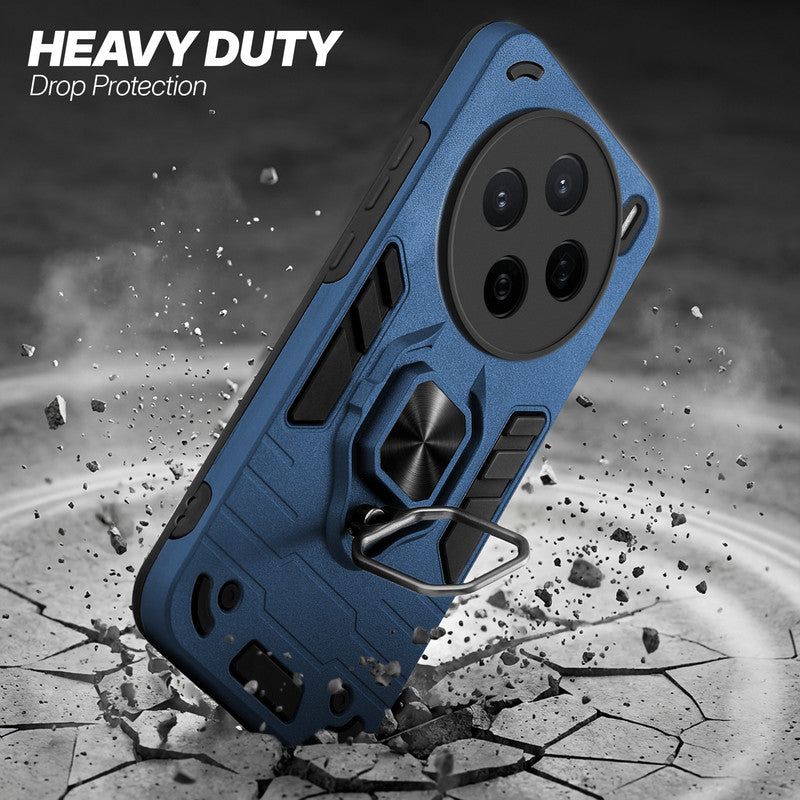 Vivo X200T 5G protective case illustrating impact drop protection with an impact-resistant frame.