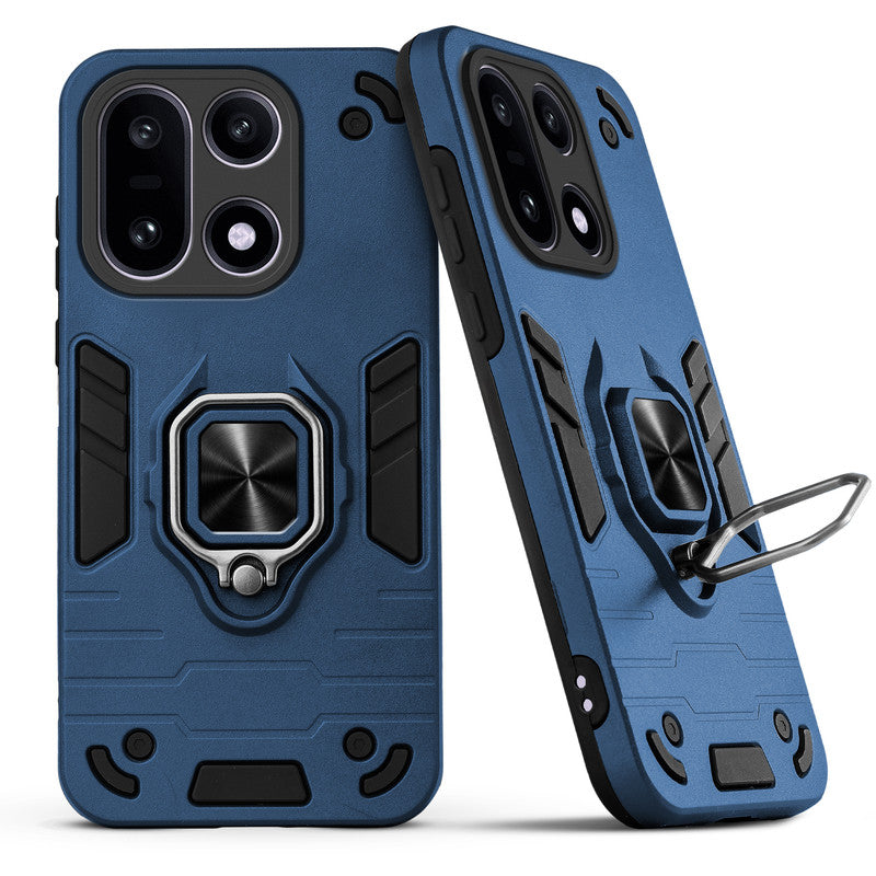 Back view of OnePlus 15 5G case highlighting the built-in rotating metal ring holder