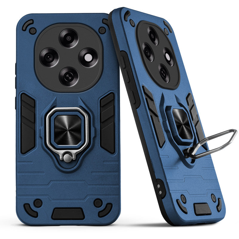 Back view of Oppo F31 Pro 5G case highlighting the built-in rotating metal ring holder