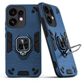 Back view of Oppo Reno 16 5G case highlighting the built-in rotating metal ring holder