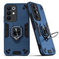 Back view of Realme 15x 5G case highlighting the built-in rotating metal ring holder