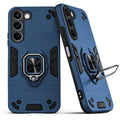 Back view of Realme C83 5G case highlighting the built-in rotating metal ring holder