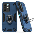 Back view of Realme Narzo 90x 5G case highlighting the built-in rotating metal ring holder