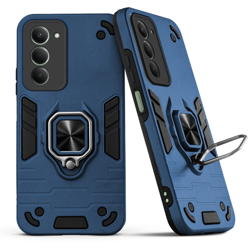 Back view of Redmi Note 15 5G case highlighting the built-in rotating metal ring holder