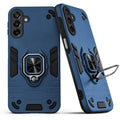 Back view of Samsung F17 5G case highlighting the built-in rotating metal ring holder